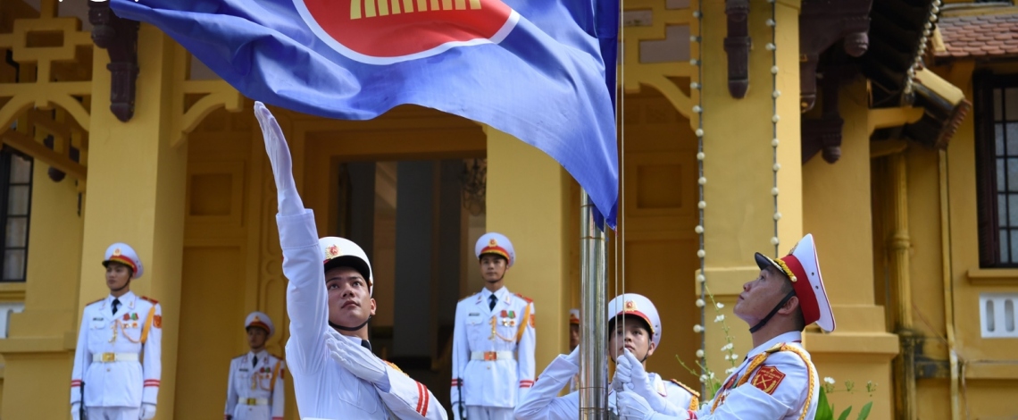 Flag hoisting ceremony celebrates ASEAN’s 57th founding anniversary